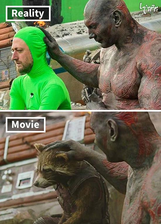 صحنه های فیلم های مشهور با و بدون جلوه های ویژه! صحنه های فیلم های مشهور با و بدون جلوه های ویژه!